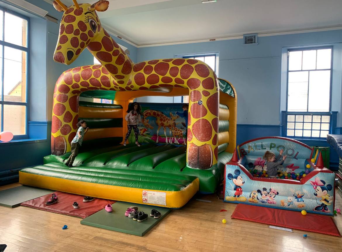 Image of bouncy castles