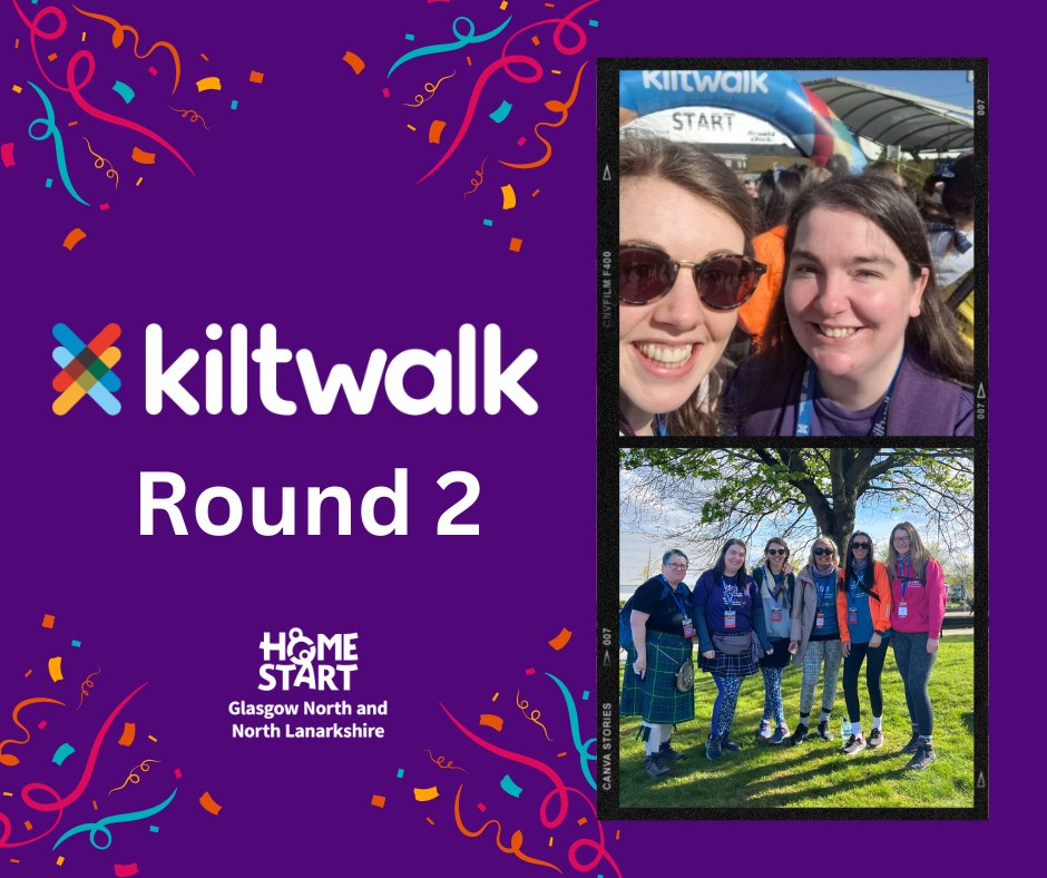 Image of Gemma and Elaine who will be taking part in the Edinburgh Kiltwalk 2024.